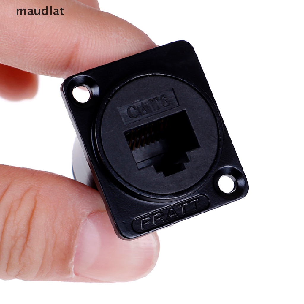 Maud RJ45 D-type โมดูลซ็อกเก็ตเชื่อมต่อสัญญาณ cat6 เครือข่ายเมาท์แผง