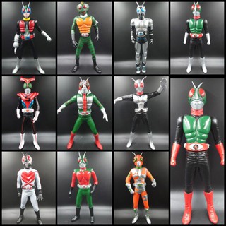 โมเดล Kamen Rider ยุคโชวะ V1 - V10 + ตัวลับ ขนาดใหญ่มาก 45-50 Cm เป็นงาน Hand Made พลาสติกอย่างดี แข็งแรง ขยับแขนได้ 💥