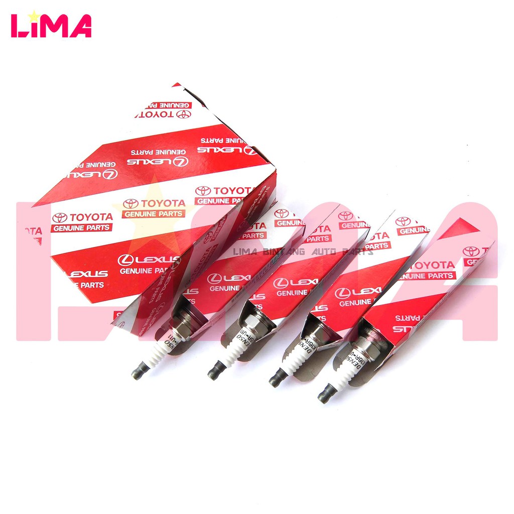 TOYOTA VIOS , ALTIS , WISH SPARK PLUG 4 ชิ้น ( K16R-U11 )