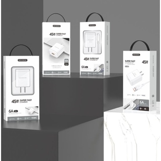 ชุดชาร์จ Sendem SDM-C17 6A ชาร์จเร็ว 45w Super fast charger USB ประกันศูนย์ 1 ปี(Adapter+สายชาร์จ)