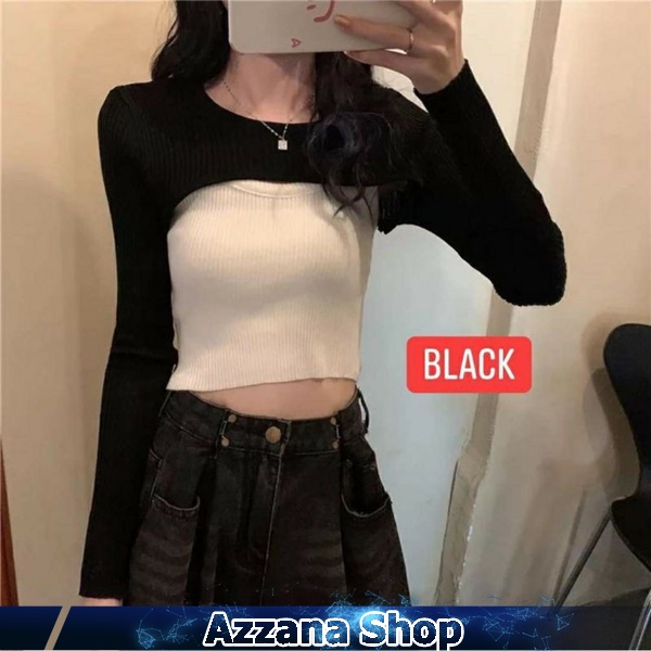 EUGENE CROP RIB / ผู้หญิง TOP EUGENE CROP RIB / ผู้หญิง LONG-SLEEVED TOP EUGENE CROP RIB