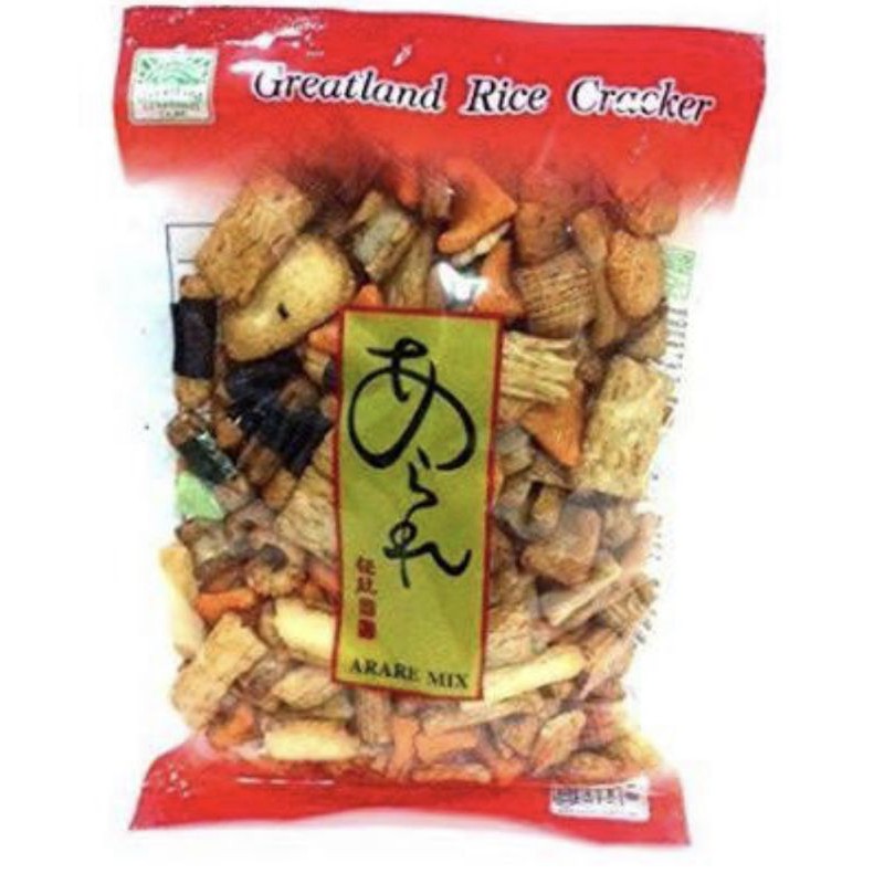 Greatland Rice Cracker Mix ข้าวอบกรอบสไตล์ญี่ปุ่น ขนมพันสาหร่ายรวม ...