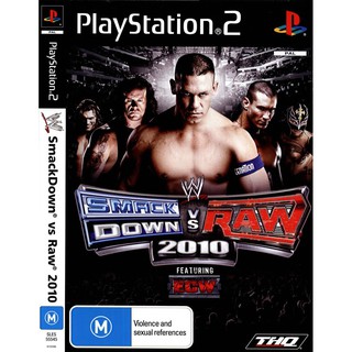 แผ่นเกมส์ WWE SmackDown vs. Raw 2010 PS2 Playstation2 คุณภาพสูง ราคาถูก