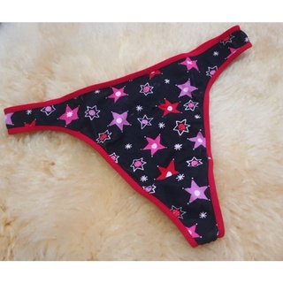 #จีสตริง #gstring #g-string #Thong กางเกงใน ยี่ห้อ HUE size L ลายดาว  star ⭐️⭐️⭐️   มือ 1