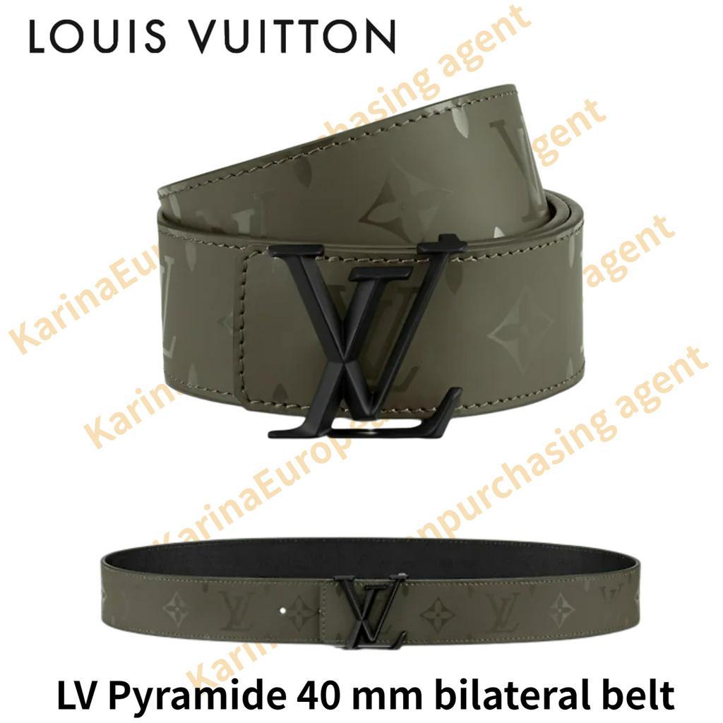 LV Pyramide 40 mm bilateral belt Louis Vuitton Classic models