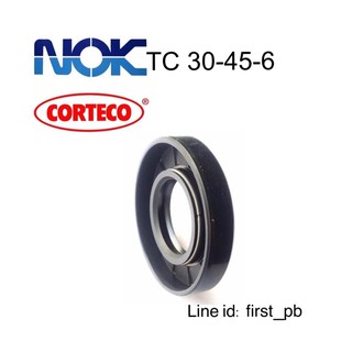 oil seal ซีลยาง TC 30-45-6 NOK 1ชิ้น