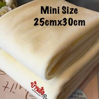 25cmx30cm ผ้าขุดขน (มีให้เลือกหลายสี) ขนสั้น เกรียน เนื้อบาง หน้าเดียว