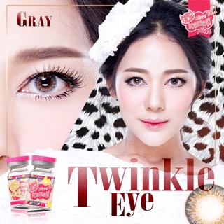 💝BigeyesTwinkle Eye Gray💝สายตาปกติ(0.00),-0.50(kitty kawaii)