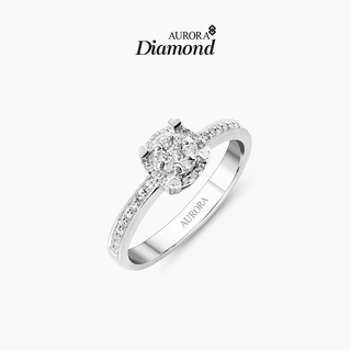 Aurora Diamond แหวนเพชรล้อม Heart Lock Collection