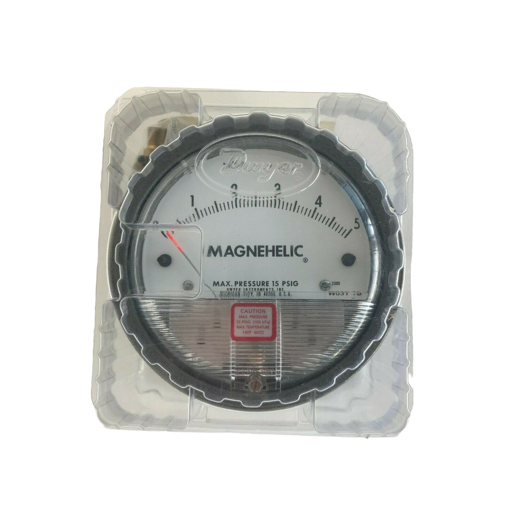 Dwyer Differential pressure gauge 0-5 w.c. เกจวัดแรงดันลม