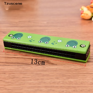 (Tzuscene) Tremolo Harmonica เครื่องดนตรีไม้น่ารัก 16 หลุม หลากสี ของเล่นเสริมการเรียนรู้เด็ก (ขายดี)