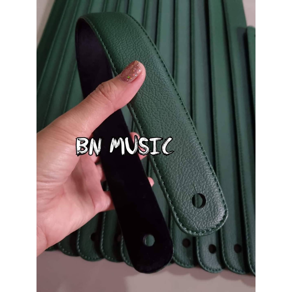 สายหิ้วลำโพง DIY งานคุณภาพหนานุ่ม ปลายโค้งพับเก็บขอบหนังได้มาตรฐาน (เจาะรูพร้อมใช้)