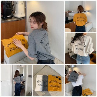 🌟มาใหม่💥เสื้อยืดสกรีนลายอักษรภาษาอังกฤษสุดปังสไตล์วัยรุ่นที่ไม่ควรพลาด