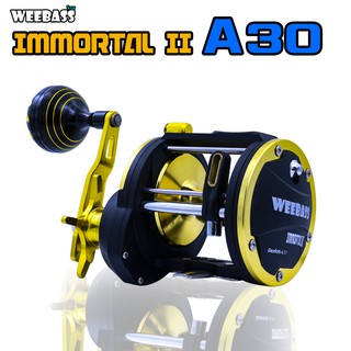 อุปกรณ์ตกปลา รอกเบท รอกทรงกลม WEEBASS รอก - รุ่น IMMORTAL II A30 GOLD