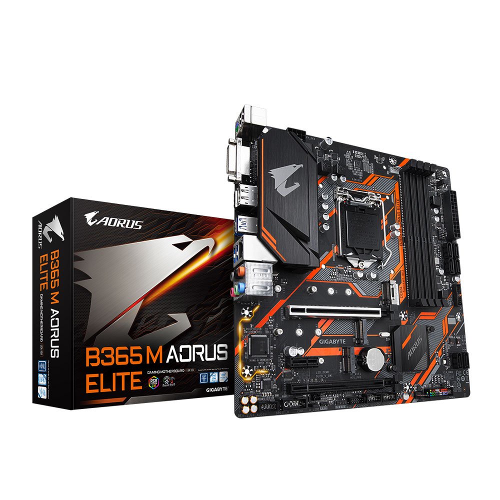 MAINBOARD (เมนบอร์ด) 1151 v2 GIGABYTE B365 M AORUS ELITE