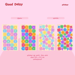 [พร้อมส่ง]🌈🌟sticker jigsaw sparkle สติกเกอร์ แบรนด์ Good Daizy