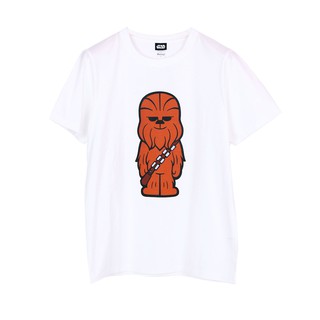 ผ้าฝ้ายคอกลมเสื้อยืดโอเวอร์ไซส์Josilins เสื้อยืด ผู้หญิง ลิขสิทธิ์ สตาร์ วอร์ส Star Wars เสื้อคอกลม  ผ้ายืด สีขาว ชุดนอน