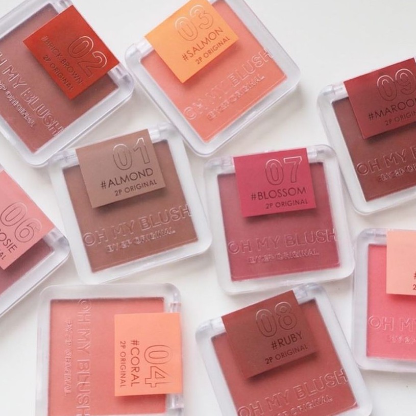 Oh My Blush By 2P Original โอ้มาย บลัช | Shopee Thailand