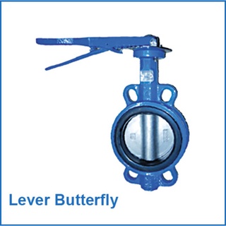 วาล์วก้านโยกปีกผีเสื้อ/บัตเตอร์ฟลายวาล์วก้านโยก/ Butterfly Valve เหล็ก