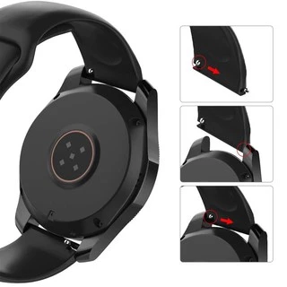 สาย 20 mm. Amazfit / Samsung / Huawei / Garmin ซิลิโคนนิ่ม.(เข็มขัด)