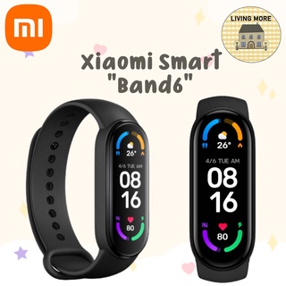 Xiaomi Mi Smart Band 6 Smart Watch นาฬิกาอัจฉริยะ สมาร์ทวอทช์ เสี่ยวหมี่ วัดออกซิเจนในเลือด กันน้ำ หน้าจอ AMOLED