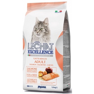 Monge Lechat Excellence Adult Salmon อาหารแมวโต สูตรปลาแซลมอน 1.5 กก.