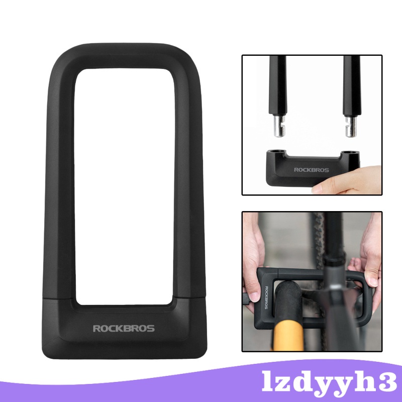 [พร้อมส่ง] อุปกรณ์ล็อคจักรยานเสือภูเขา U Lock D Lock Heavy Duty กันฝุ่น