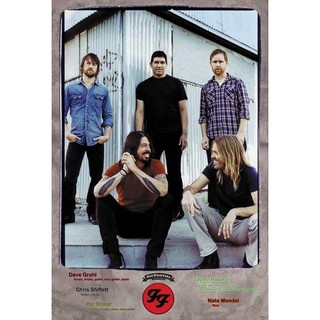 โปสเตอร์ ภาพติดผนัง foo fighters