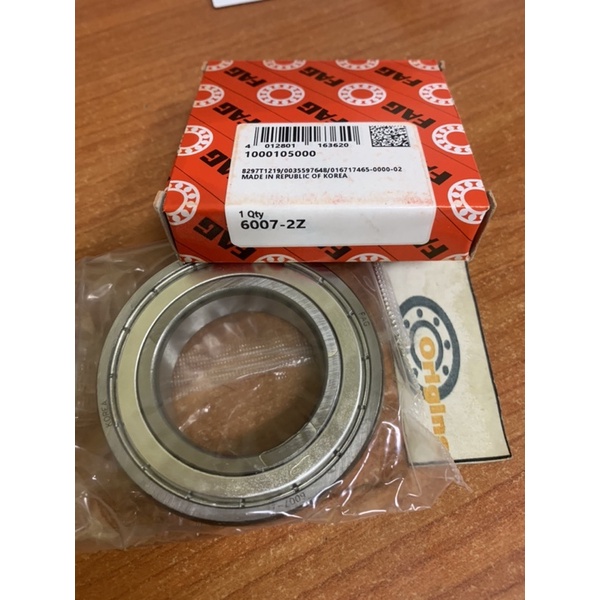 แบริ่ง 6007 ZZ FAG ORIGINAL 6007ZZ