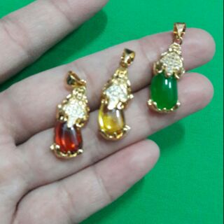 จี้ปี่เซี๊ยะนำโชค สีแดง เหลือง เขียว