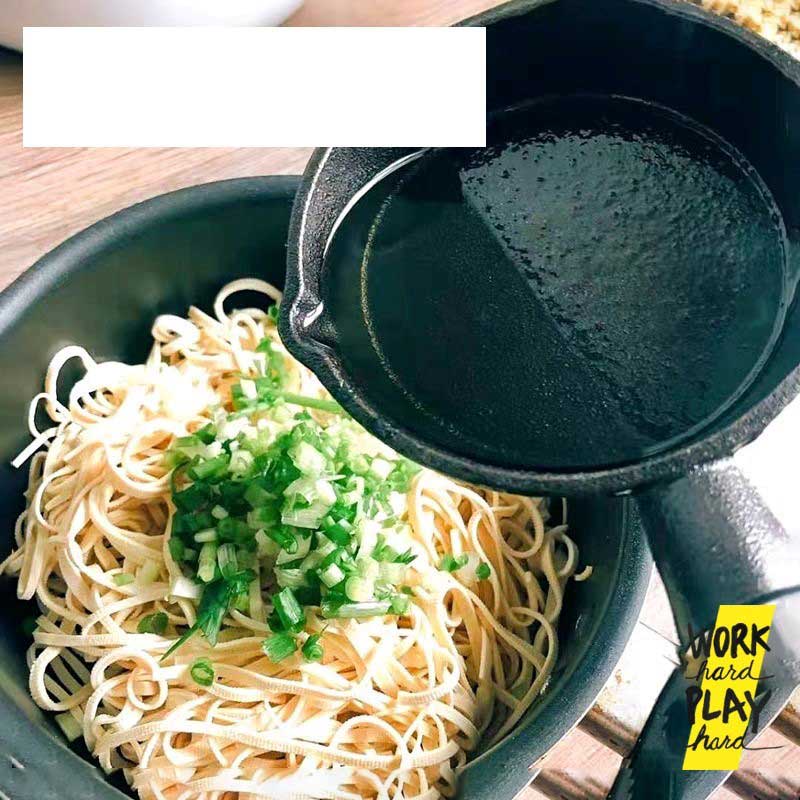 WHPH shop กระทะทอดไข่ดาว Sauce Pan 10/15cm กระทะเหล็กหล่อ ด้ามไม้จริง คุณภาพงานส่งออก ขายบน Amazon
