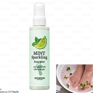 ♥️พร้อมส่ง แท้100%♥️ Skinfood Mint Sparkling Foot Mist