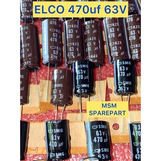 Elco 470uf 63V NIPPON เคมี