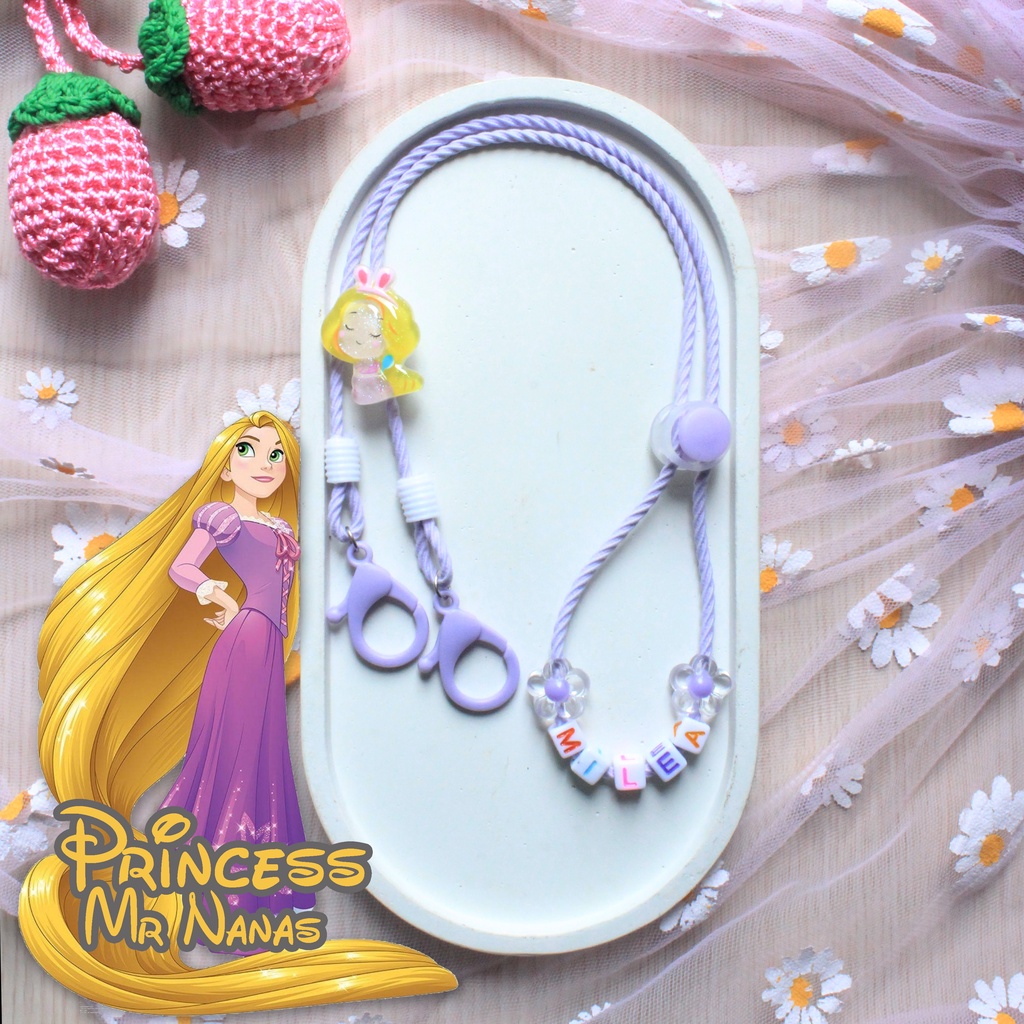 สายคล้องแมส 2 ใน 1 ฟรีชื่อ และตุ๊กตาเจ้าหญิงสําหรับเด็กผู้หญิง - รูปที่ 6