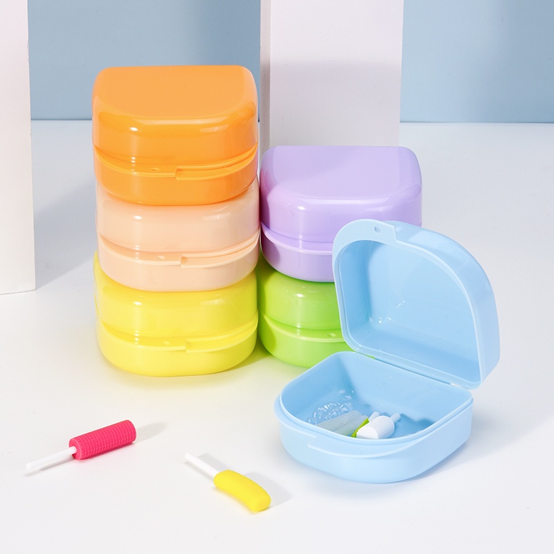 Denta Retainer Box Mouthguard กล่องเก็บฟันปลอม 1 ชิ้น
