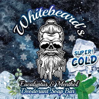 Whitebeards Deodorant Soap Bar Cold Eucalyptus &amp; Menthol