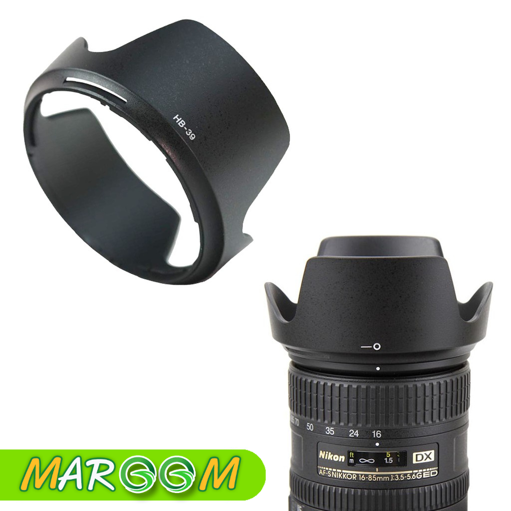 Lens Hood HB-39 For Nikon 16-85mm f/3.5-5.6G ED VR เลนส์ฮู้ด