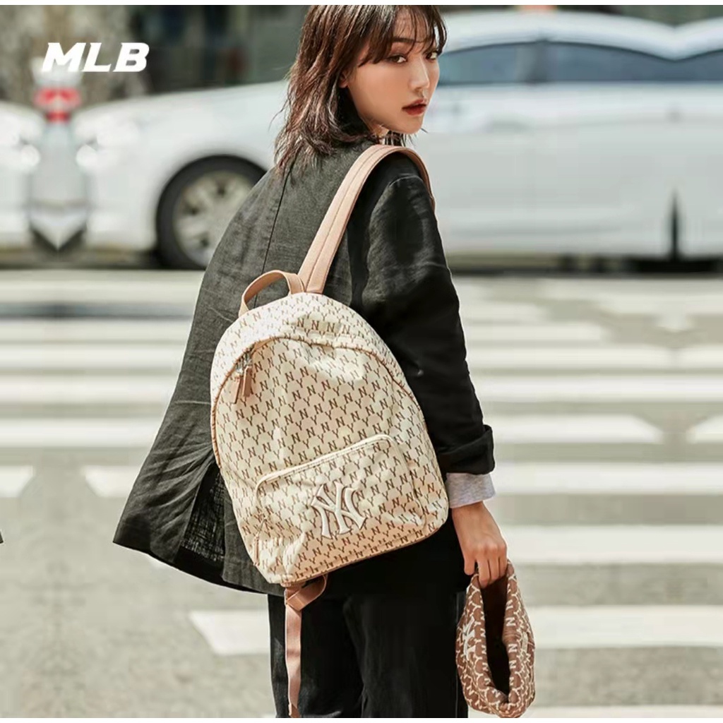 MLB พร้อมส่ง💙 ของแท้💯% MLB NY NEW YORK YANKEES กระเป๋าสะพายหลังNY กระเป๋าเป้