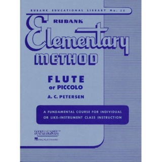 RUBANK ELEMENTARY METHOD – FLUTE OR PICCOLO