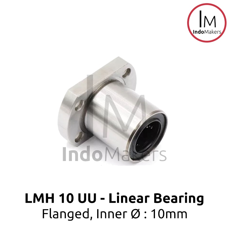 LMH10UU / LMH 10 UU Linear Motion Flange Bearing