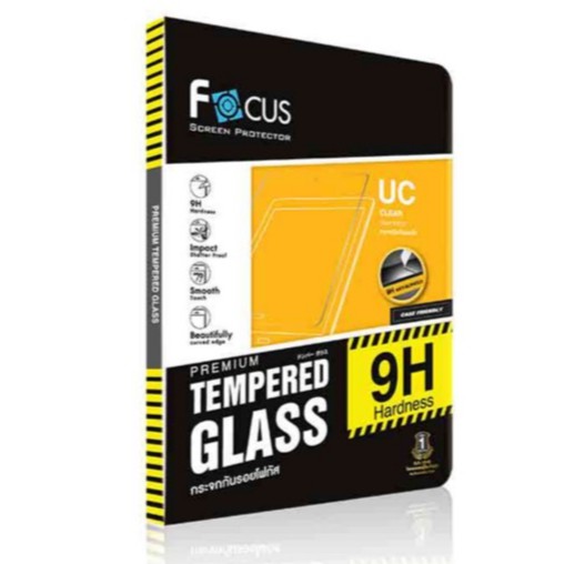 ฟิล์ม Focus iPad กระจกแบบใส Air / Air2 / Pro / iPad 9.7 Case Friendly