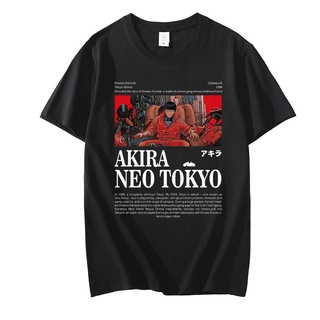 T-shirt  เสื้อยืดแขนสั้นลําลอง พิมพ์ลายการ์ตูนอนิเมะ Akira Neo Tokyo แฟชั่นฤดูร้อน สไตล์ญี่ปุ่น สําหรับผู้ชาย และผู้หญิง