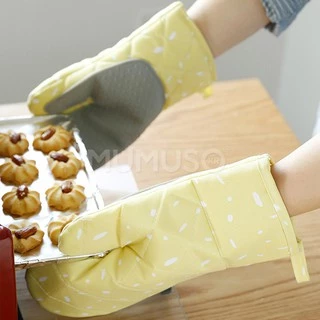 singaye ถุงมือจับของร้อน ที่จับของร้อน ถุงมือเตาอบ ไมโครเวฟ ป้องกันความร้อน 2ชั้น