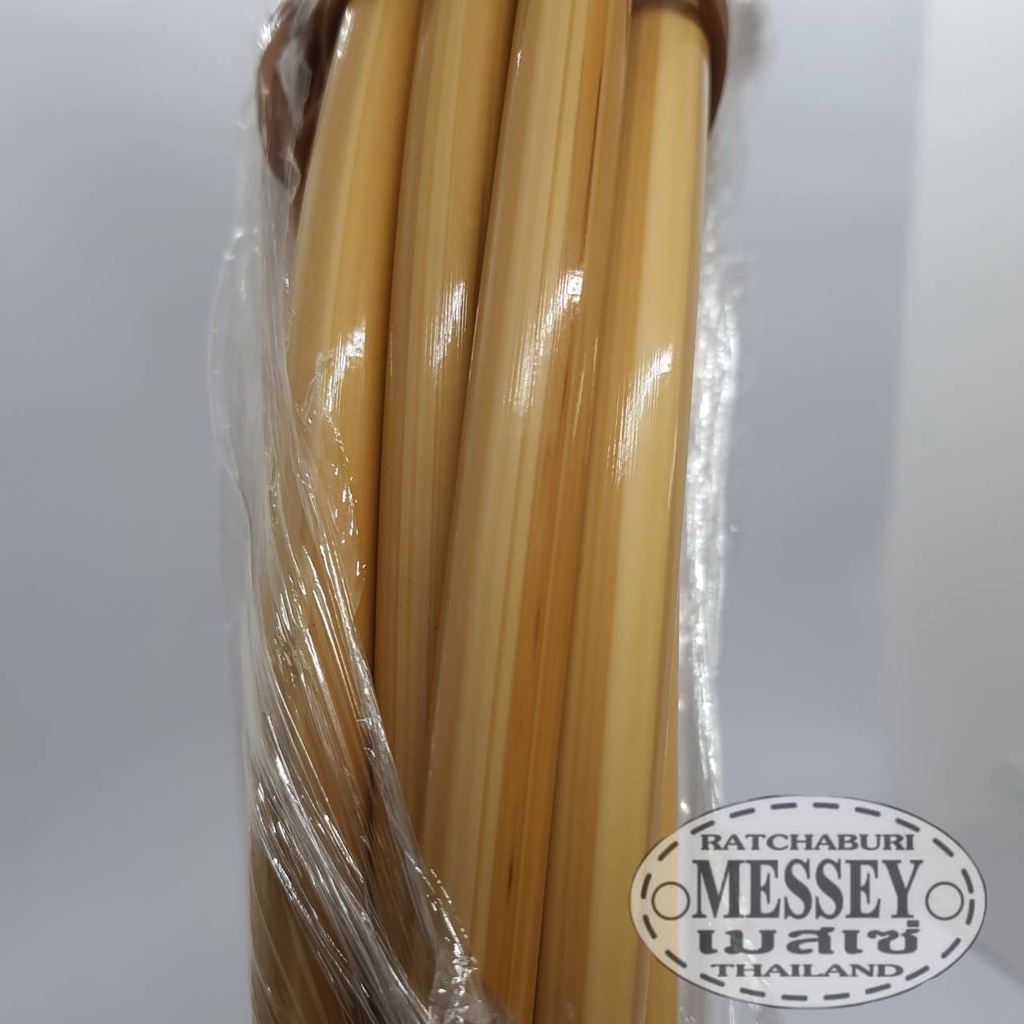 เส้นหวายเทียมสานตะกร้า หวายเทียมกรงนก  หวายต้นเทียม  11  มิล สีหวาย