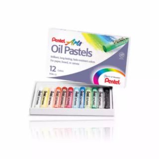 สีชอล์ค Pentel(เพ็นเทล) Pentel Arts Oil Pastels  รุ่น 12 สี