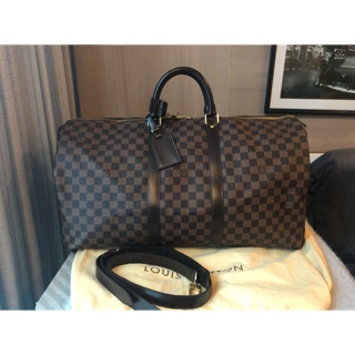 sold out Used lv keepall 55 damier สภาพสวยมากค่า เดินทางไปต่างจังหวัดหรือต่างประเทศแบบมีระดับ ต้องใบนี้ค่า สวย