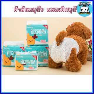 PP-007 ผ้าอ้อมสุนัข โอบิหมา แพมเพิสสัตว์เลี้ยง ชาย หญิง ผ้าอนามัยสุนัข Dog Diaper