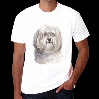 เสื้อลายหมา DTT003 tibetan terrier เสื้อยืด เสื้อยืดลายหมา เสื้อยืดสกรีนลายหมา