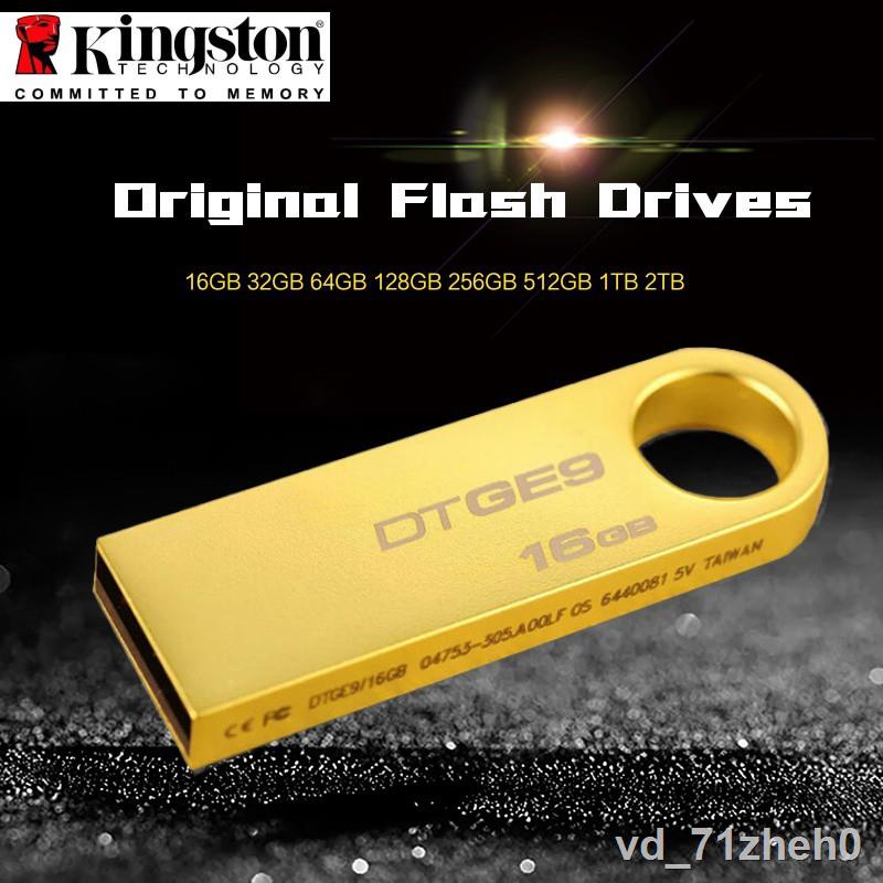 Ready Stock Kingston Thumb Drive DataTraveler 16GB 32GB 64GB 128GB 256GB 512GB 1TB 2TB Thumb Drive USB 2.0 Flash Memory