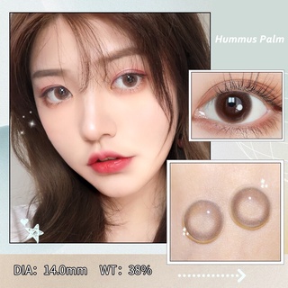 Hummus Palm / คอนแทคเลนส์ 14.0mm ขนาดมินิ ใช้งานได้ไม่เกิน 1 ปี มีค่าสายตาให้เลือกตั้งแต่ 0.00 ถึง - 8.00